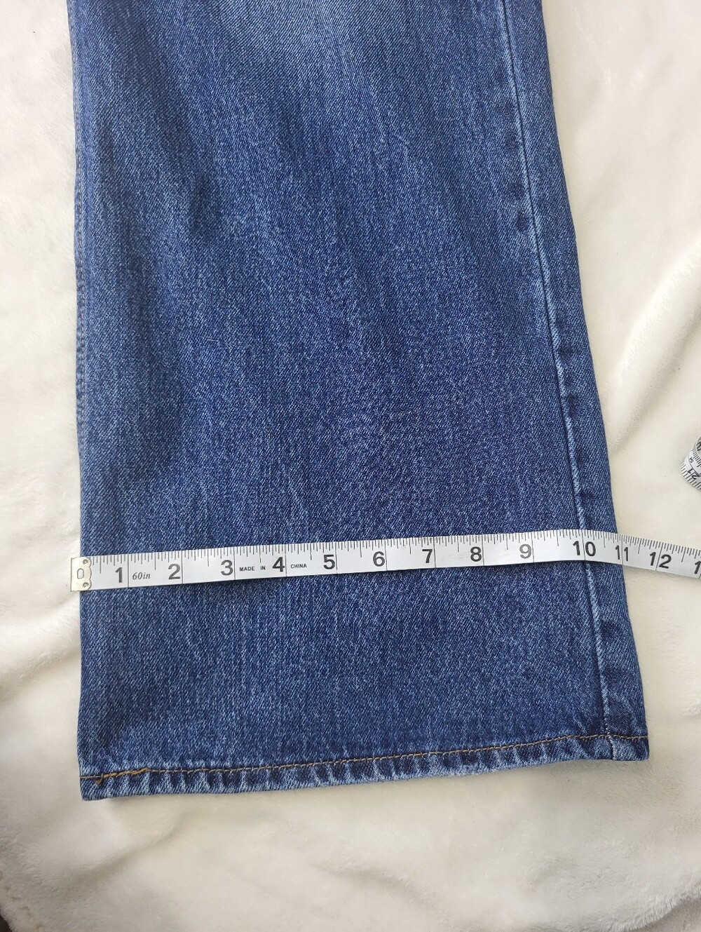Levi's Superlow Wide Leg Blue Jeans. Ladies Size 31 - Picture 10 of 16